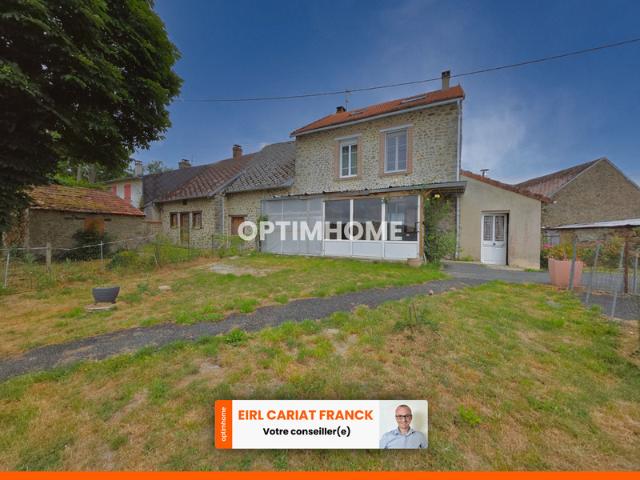 Maison à vendre 5 pièces FLEURAT 23
