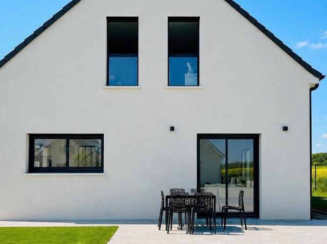Commune d'AISEREY Maison norme PMR neuve à vendre 6 pièces avec piscine