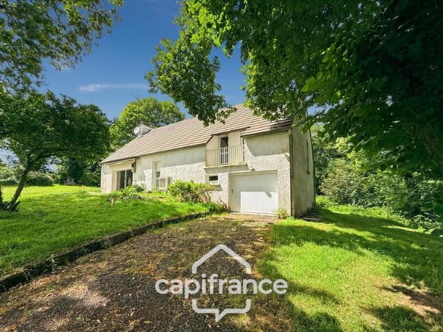 Maison à vendre 6 pièces avec grand terrain arboré – Campagne de Guern
