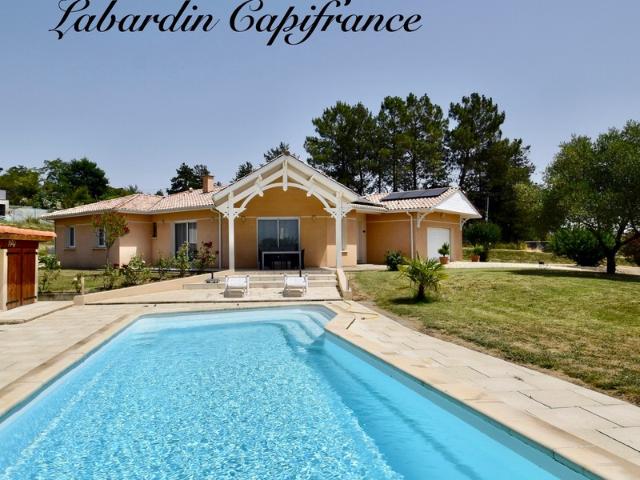 Villa avec piscine de plain pied 4 chambres GARAGE