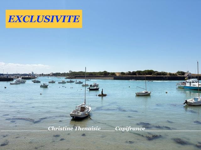 Maison à vendre 8 pièces VUE MER et PORT, Garage, à 5OO m. de la plage de Boisvinet SAINT GILLES CROIX DE VIE 85