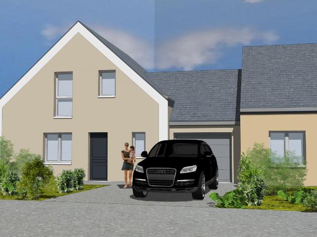 Maison à vendre à SAINT CYR EN BOURG Type 4 84m²