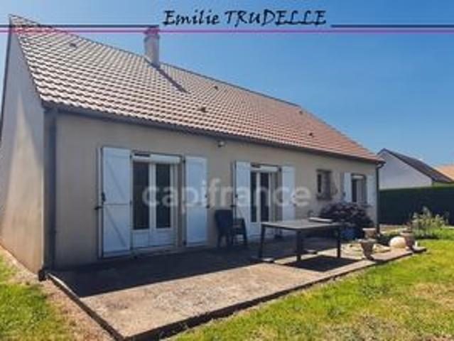 Maison à vendre pavillon 5 pièces, 3chambres LHOMME 72 97m², terrain de 840 m²