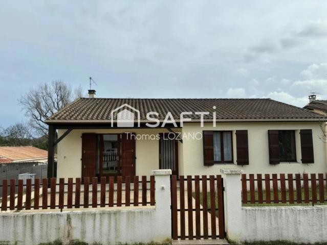 Maison Agen,Beau potentiel, sous sol de 90 m2