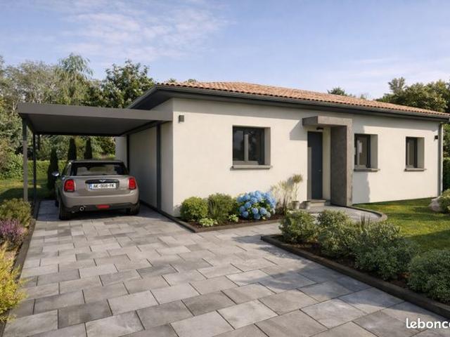 Maison à bâtir t4 90m2 plain pieds à Ayguevives 31450