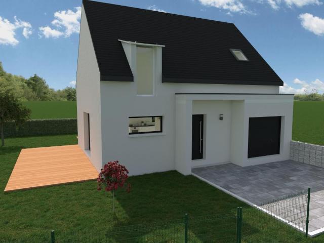 Maison à combles 3 chambres garage intégré basse consommation proche Mer Clohars Carnoët
