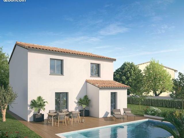 Maison à étage 90 m² à construire sur terrain viabilisé 355 m²