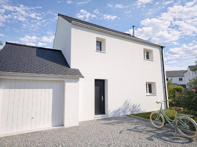 Maison à étage 3 chambres avec garage accolé