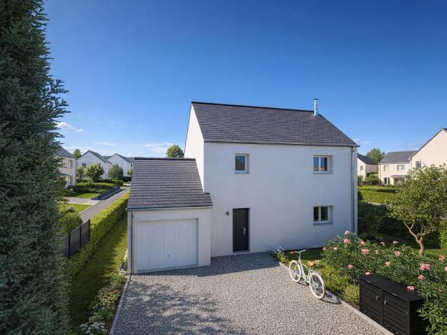 Maison à étage 3 chambres avec garage accolé