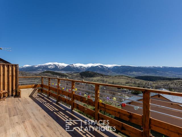 Maison à la montagne avec vue panoramique