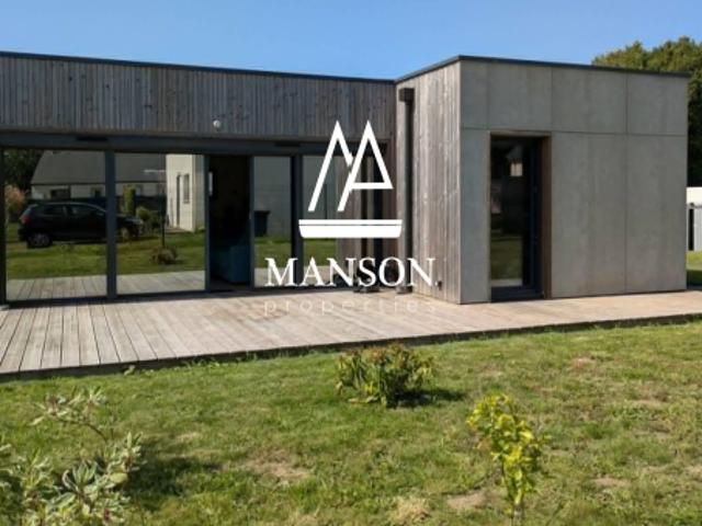Maison à ossature bois de plain pied lumineuse 4 pièces