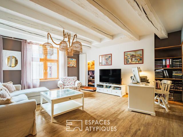 Maison à pans de bois entre héritage et modernité
