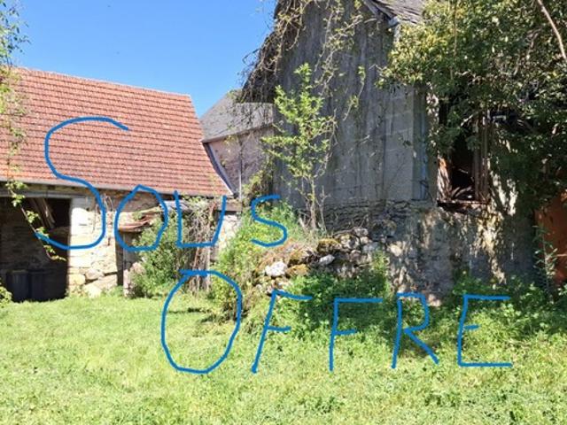 Maison à rénover et agrandir 2 pièces PEYRIGNAC 24