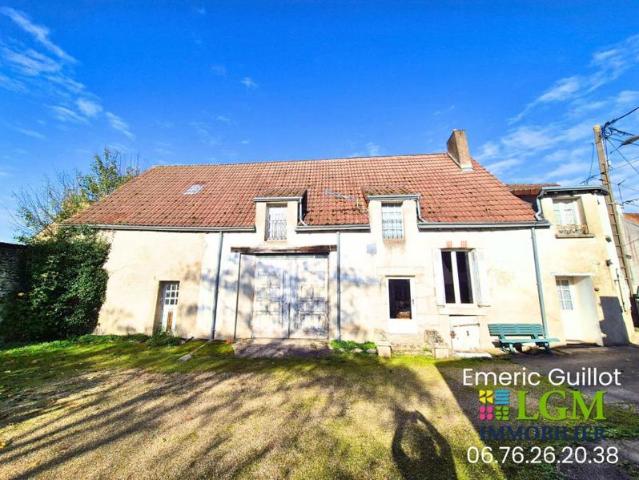 Maison à rénover – 124 m² habitables – Grange Atelier Grand appentis Deux Caves – Terrain clos de 759 m² – Blois 41000 Villejoint