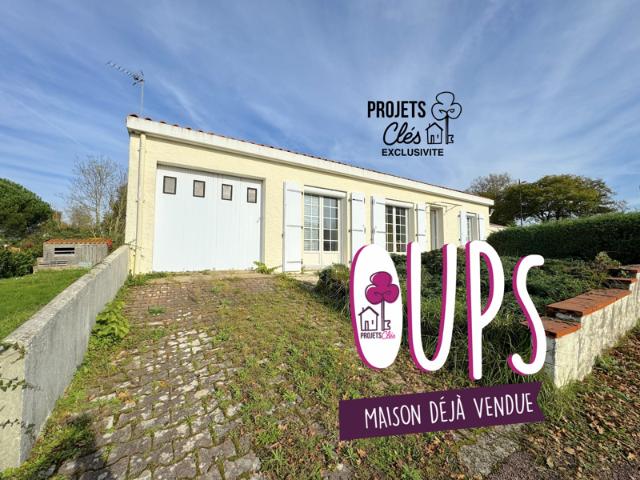 Maison à rénover, 2 chambres proximité des commerces et se