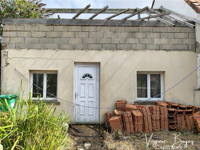 Maison à réhabiliter à vendre 3 pièces HAMES BOUCRES 62