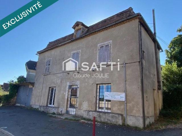 Maison à Restaurer 100 m² + local commercial + dépendances
