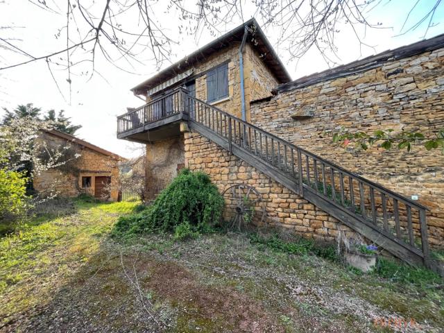 69380 CHATILLON MAISON EN PIERRE + JARDIN