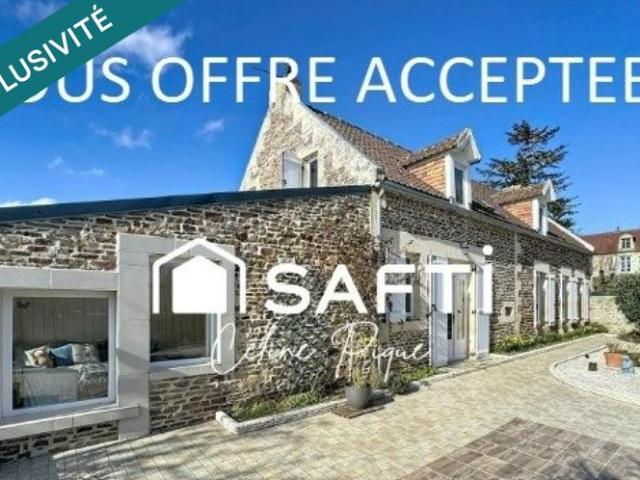 Maison ancienne de 7 pièces avec beau terrain