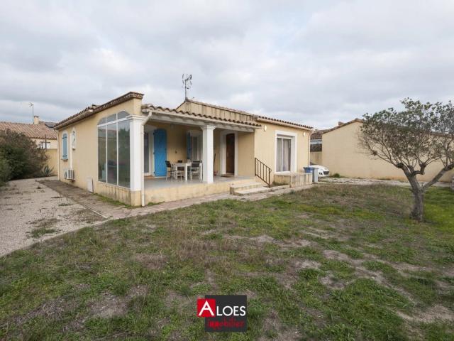 Maison Aigues Mortes 4 pièces de plain pied avec garage