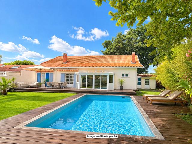 Maison arcachonnaise T4 avec piscine à vendre aux Abatilles Arcachon