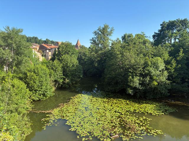 Maison au coeur de Casseneuil, Vue exceptionnelle sur la Lède