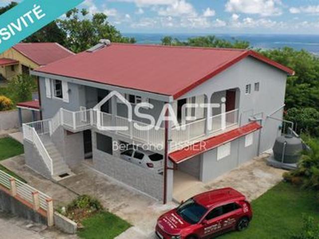 Maison au Vauclin avec vue mer, terrain et potentiel