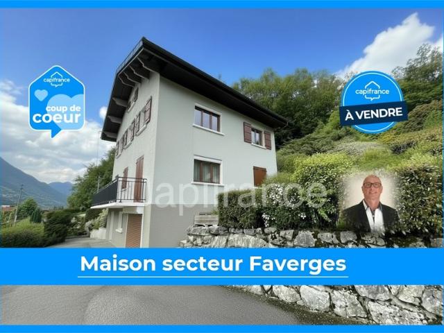 Maison avec 2 appartements indépendants + sous sol complet – Secteur Faverges 74