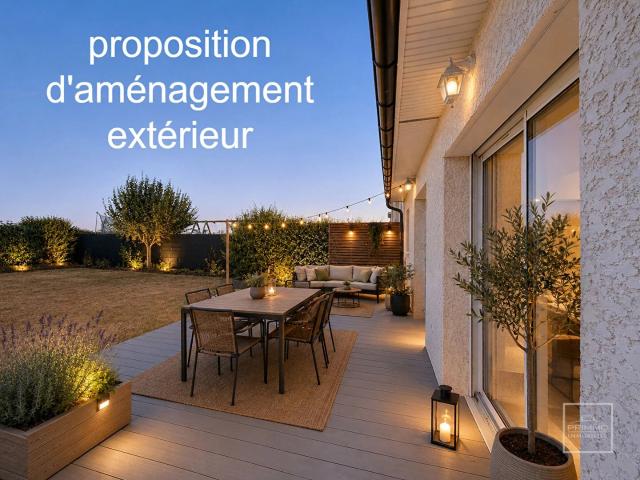 Maison avec terrain, 3 chambres, prestations