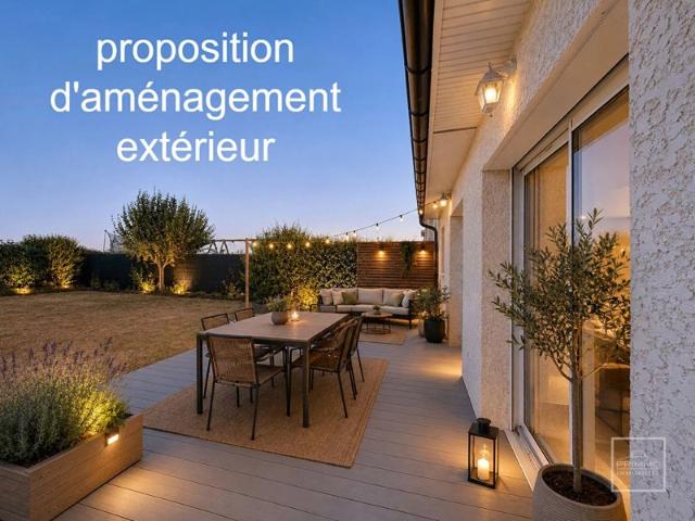 Maison avec terrain, 3 chambres, prestations