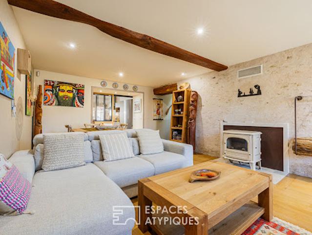 Maison contemporaine avec jardin et terrasse