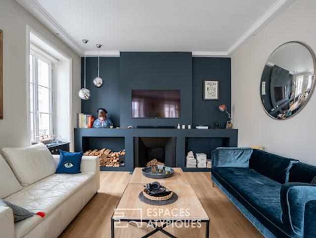 Maison contemporaine avec jardin et terrasse