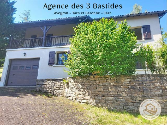 Maison avec vue panoramique sur les Gorges de l'Aveyron – Te. 153m² Monteils