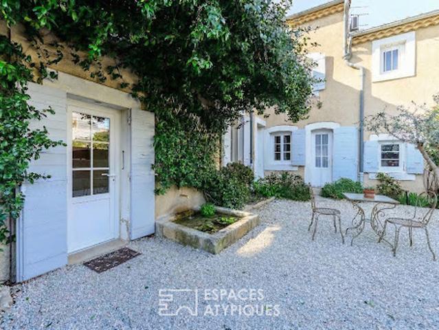 Maison contemporaine avec jardin