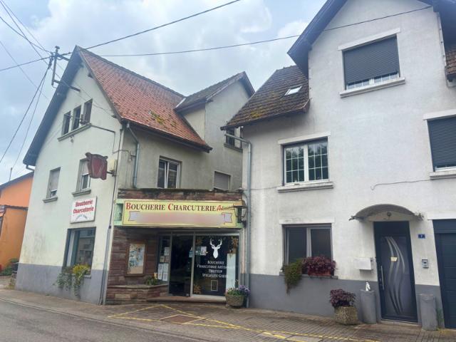 Maison avec local commercial et dépendance