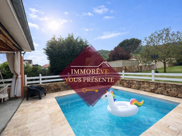 Maison avec piscine et garage Limony 07340 · Quartier Arcoules