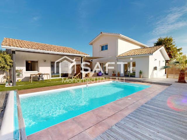 Maison avec piscine et jardin