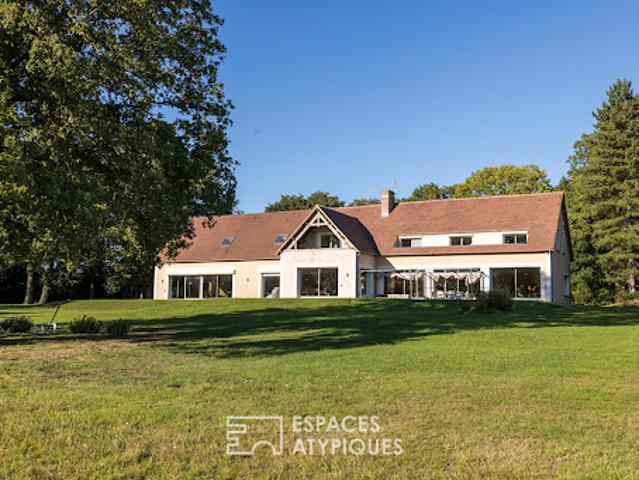 Maison avec piscine et jardin
