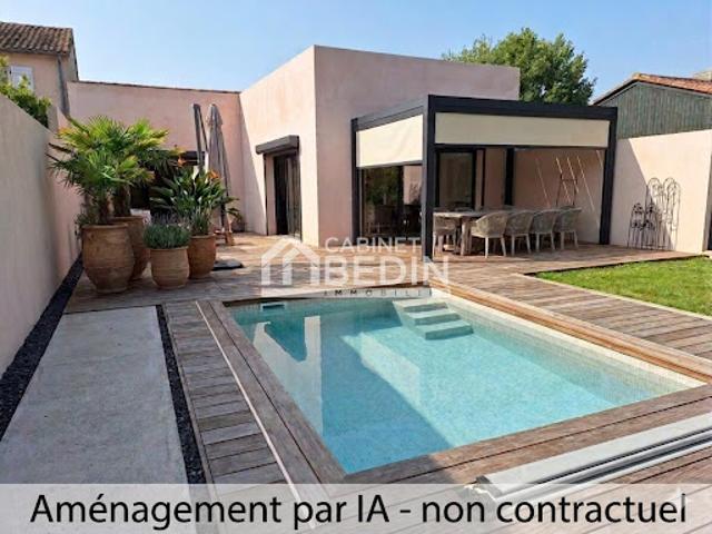 Maison avec piscine et jardin
