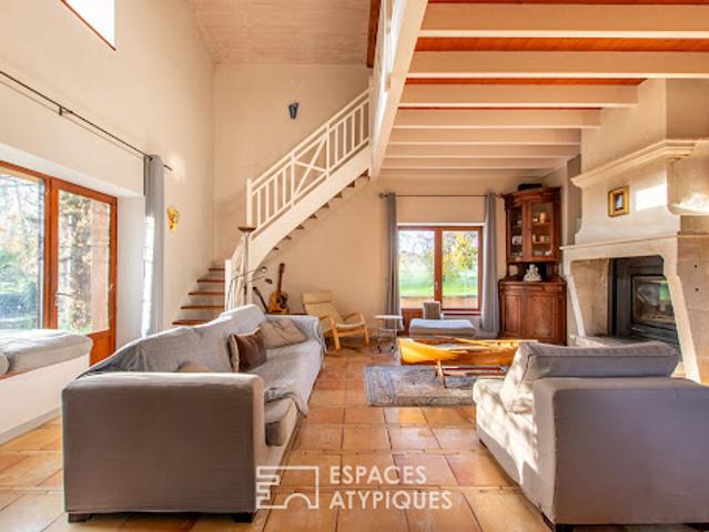 Maison avec piscine et jardin