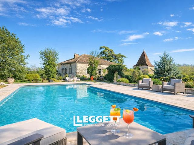 Maison avec piscine et jardin