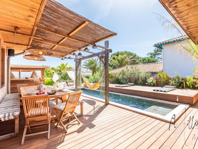 Maison avec piscine et jardin