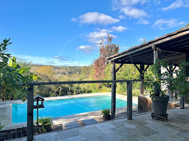Maison avec piscine et jardin