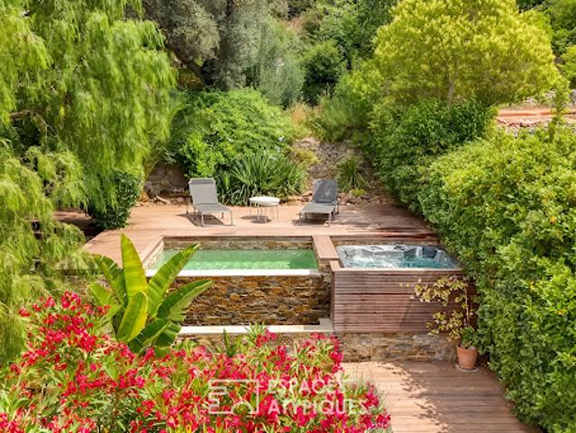 Maison avec piscine et jardin