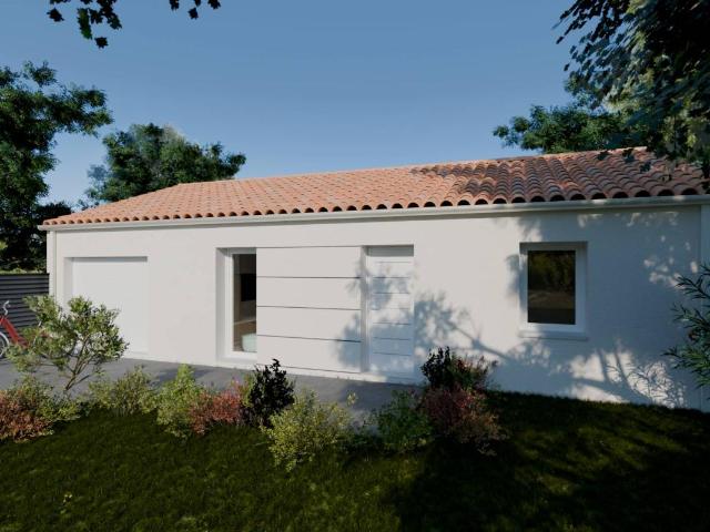 Maison AZUR 2ch 70.0m² à LE BIGNON, projet terrain + maison à 247149 €