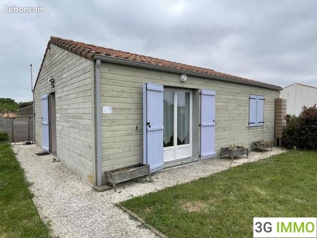 Maison bois proche plages de Longeville sur Mer | Jardin | Calme