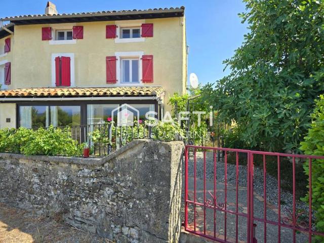 Maison, gîte, vue, terrain construisible, piscine