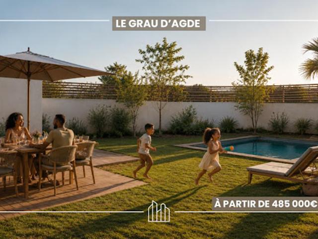 Maison Grau d'Agde 5 pièces RÉSIDENCE LYS PROCHE COMMERCES