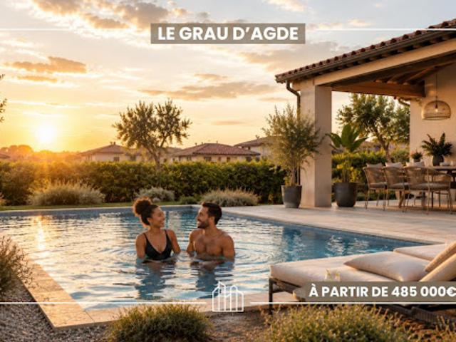 Maison Grau d'Agde 92 pièces VILLAS RIVAGE PROCHE MER