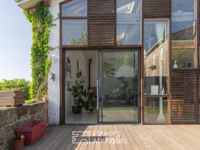 Maison d' Architecte, ancienne grange rénovée avec jardin